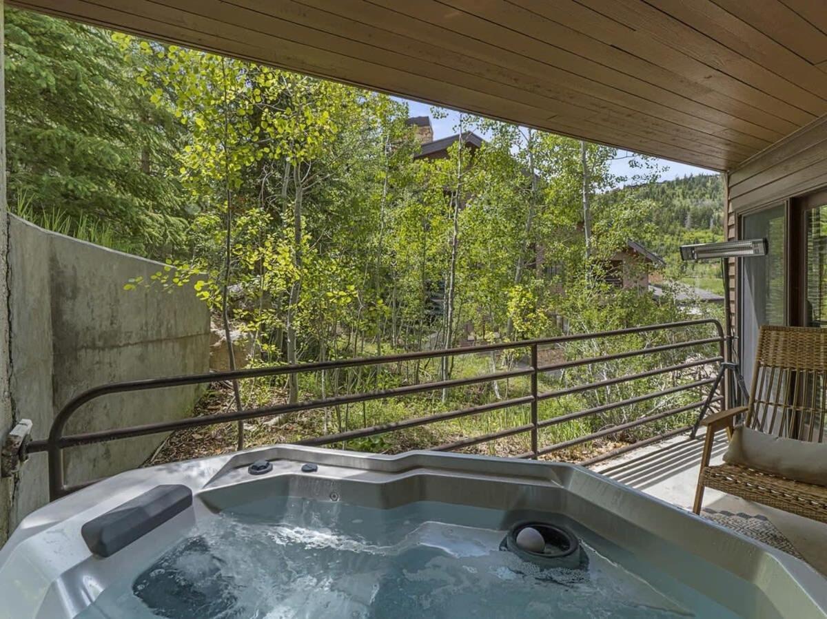 帕克城Gorgeous 1Br Steps From Lifts With Private Hot Tub别墅 外观 照片
